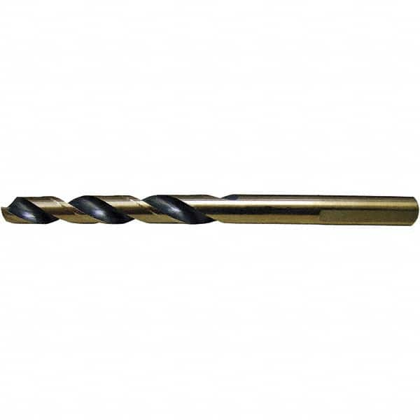 Cle-Force - 25/64" High Speed Steel, 135° Point, Round with Flats Shank Maintenance Drill Bit - Best Tool & Supply