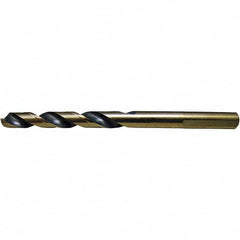 Cle-Force - 25/64" High Speed Steel, 135° Point, Round with Flats Shank Maintenance Drill Bit - Best Tool & Supply