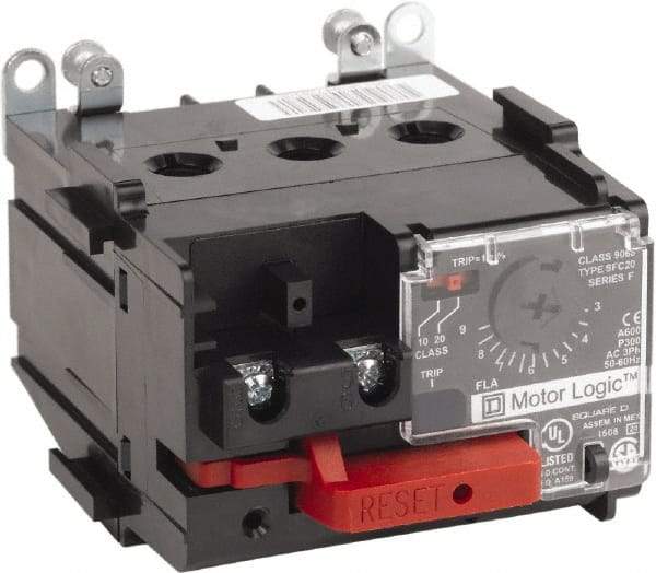 Square D - NEMA Size 00, 600 VAC, Thermal NEMA Overload Relay - For Use with Motor Logic - Best Tool & Supply