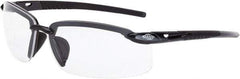 CrossFire - +2, Smoke Gray Lenses, Scratch Resistant, Frameless Magnifying Safety Glasses - UV Protection - Best Tool & Supply