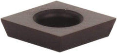 Kennametal - CDHB1.20.60.1 Grade KCU25 Carbide Turning Insert - AlTiN Finish, 80° Diamond, 5/32" Inscr Circle, 0.04 Thick, 0.002" Corner Radius - Best Tool & Supply