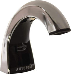 Rubbermaid - 800 to 1600 mL Liquid Soap Dispenser Hardware - Metal & Plastic, Counter Mounted, Chrome/Black - Best Tool & Supply