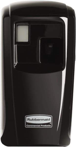 Rubbermaid - 0.012 Cu Ft Coverage, Black Metered Aerosol Dispenser - C Battery Required - Best Tool & Supply