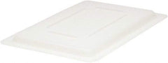 Rubbermaid - 18" Long x 12" Wide, Rectangular Polyethylene Lid - Snap-On, Use with FG350400, FG350700, FG350900 - Best Tool & Supply