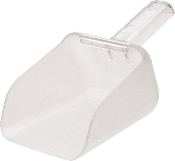 Rubbermaid - 32 oz Clear Polycarbonate Flat Bottom Scoop - 4.8" Wide x 4.7" Deep Bowl, 10.8" OAL - Best Tool & Supply