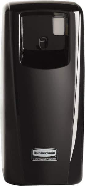 Rubbermaid - 0.019 Cu Ft Coverage, Black Metered Aerosol Dispenser - D Battery Required - Best Tool & Supply