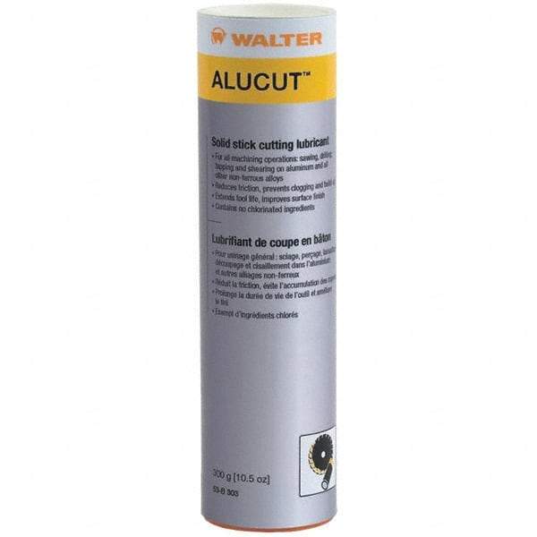 WALTER Surface Technologies - AluCut, 10.5 oz Stick Cutting Fluid - Solid Stick, For Drilling, Sawing, Tapping - Best Tool & Supply