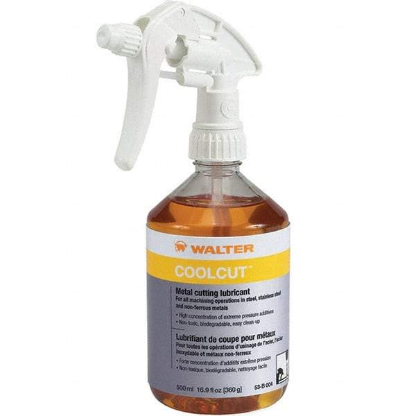 WALTER Surface Technologies - CoolCut, 500 mL Bottle Cutting Fluid - Liquid, For Broaching, Drilling, Milling, Reaming, Sawing, Shearing, Tapping - Best Tool & Supply