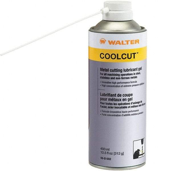 WALTER Surface Technologies - CoolCut, 11 oz Aerosol Cutting Fluid - Gel, For Broaching, Drilling, Milling, Reaming, Sawing, Shearing, Tapping - Best Tool & Supply