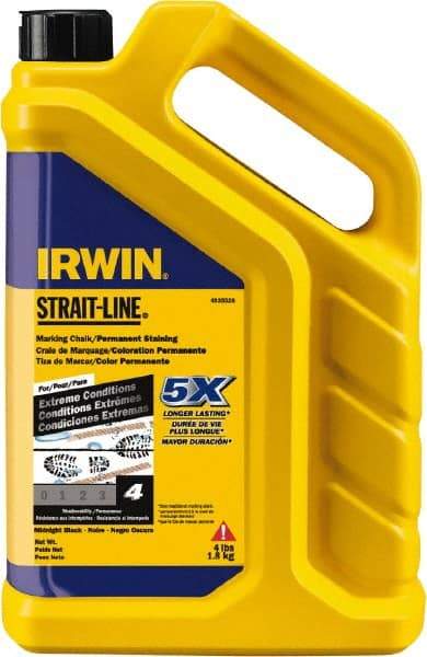 Irwin - 4 oz Container Marking Chalk - Midnight Black - Best Tool & Supply