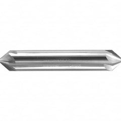 Melin Tool - 3/16" Head Diam, 3/16" Shank Diam, 6 Flute 60° Solid Carbide Countersink - Best Tool & Supply