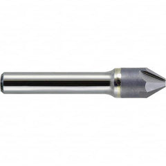 Melin Tool - 1/8" Head Diam, 1/8" Shank Diam, 4 Flute 120° Carbide-Tipped Countersink - Best Tool & Supply