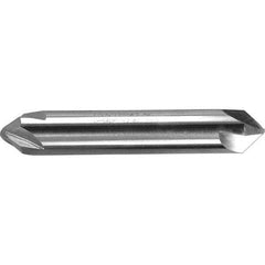 Melin Tool - 1/4" Head Diam, 1/4" Shank Diam, 4 Flute 60° High Speed Steel Countersink - Best Tool & Supply