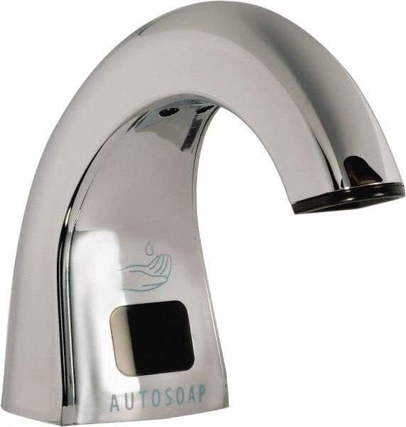 Rubbermaid - 800 to 1600 mL Liquid Soap Dispenser Hardware - Metal, Counter Mounted, Chrome/Black - Best Tool & Supply