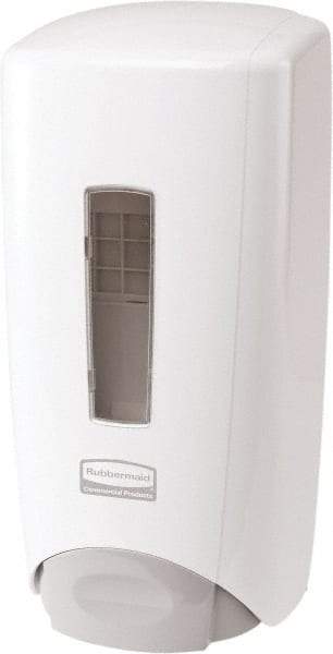 Rubbermaid - 1000 to 1300 mL Foam/Liquid Hand Soap Dispenser - Plastic, Wall Mounted, White - Best Tool & Supply