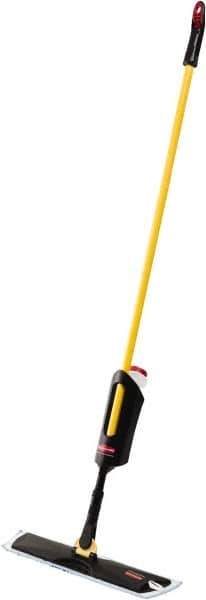 Rubbermaid - Single Sided Spray Mop and Frame Kit - 4-1/2 Inch Long x 3-1/2 Inch Wide Microfiber Head, 52 Inch Long Handle - Best Tool & Supply