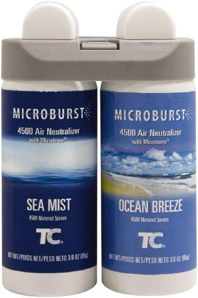 Rubbermaid - 3 oz Air Freshener Dispenser Aerosol Refill - Ocean Breeze, Compatible with Duet Dispensers - Best Tool & Supply