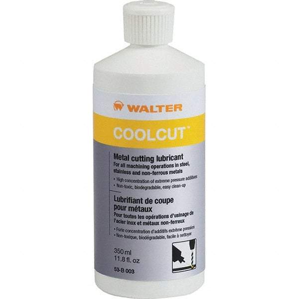 WALTER Surface Technologies - CoolCut, 350 mL Bottle Cutting Fluid - Liquid, For Broaching, Drilling, Milling, Reaming, Sawing, Shearing, Tapping - Best Tool & Supply