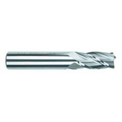 5/16 Dia. x 2-1/2 Overall Length 4-Flute .030 C/R Solid Carbide SE End Mill-Round Shank-Center Cut-TiAlN - Best Tool & Supply