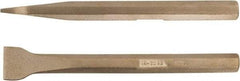 Ampco - Stiff Aluminum Bronze Alloy Straight Scraper - 5/8" Blade Width - Best Tool & Supply