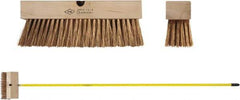 Ampco - 12" General Purpose Phosphor Bronze Push Broom - 2-1/2" Bristle Length, Wood Block, Threaded Handle Connection, Handle Sold Separately - Best Tool & Supply