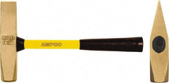 Ampco - 3 Lb Head Nonsparking Cutoff Hammer - 15" OAL, 15" Long Fiberglass Handle - Best Tool & Supply