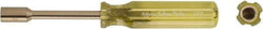 Ampco - 8mm Solid Shaft Nonsparking Nutdriver - Plastic Handle, 8-1/2" OAL - Best Tool & Supply