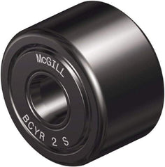 McGill - 1" Bore, 3" Roller Diam x 1-3/4" Roller Width, Steel Sealed Self-Lubricating Yoke Cam Follower with Nonmetallic Bushing - 1.81" Overall Width - Best Tool & Supply