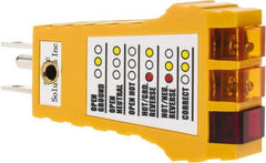 PRO-SAFE - Anti-Static Equipment Accessories Type: Outlet Tester Anti-Static Equipment Compatibility: All Electrical Outlets in USA - Best Tool & Supply