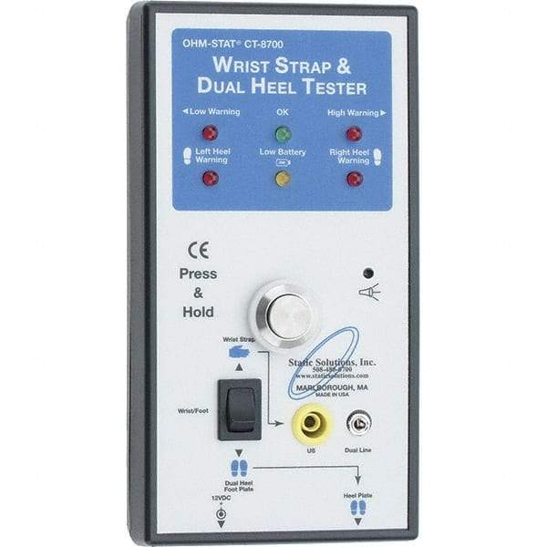 PRO-SAFE - Anti-Static Monitors & Testers Type: Wrist Strap Tester Power Source: Plug-In - Best Tool & Supply