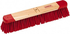 Harper Brush - 36" General Purpose Synthetic Push Broom - 3" Bristle Length, Wood Block, Bolt-On Handle Connection, Handle Sold Separately - Best Tool & Supply