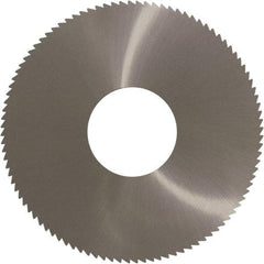 Controx - 2" Diam x 1/8" Blade Thickness x 1/2" Arbor Hole Diam, 80 Tooth Slitting and Slotting Saw - Arbor Connection, Right Hand, Uncoated, Solid Carbide, Concave Ground - Best Tool & Supply