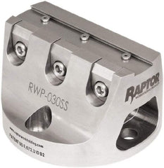 Raptor Workholding - 3/4" Jaw Width, 3" High Dovetail Vise - For Use with 4 & 5 Axis Workholding Systems - Best Tool & Supply