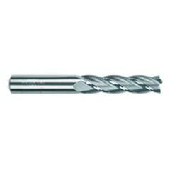 3/8 Dia. x 2-1/2 Overall Length 4-Flute Square End Solid Carbide SE End Mill-Round Shank-Center Cut-TiCN - Best Tool & Supply