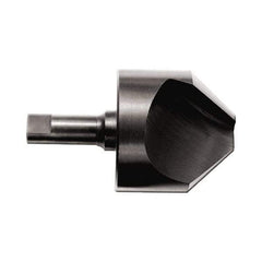 M.A. Ford - 3/4" Head Diam, 1/2" Shank Diam, 1 Flute 90° High Speed Steel Countersink - 2-3/4" OAL - Best Tool & Supply