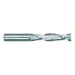 1/2 Dia. x 4 Overall Length 2-Flute Square End Solid Carbide SE End Mill-Round Shank-Center Cut-Uncoated - Best Tool & Supply