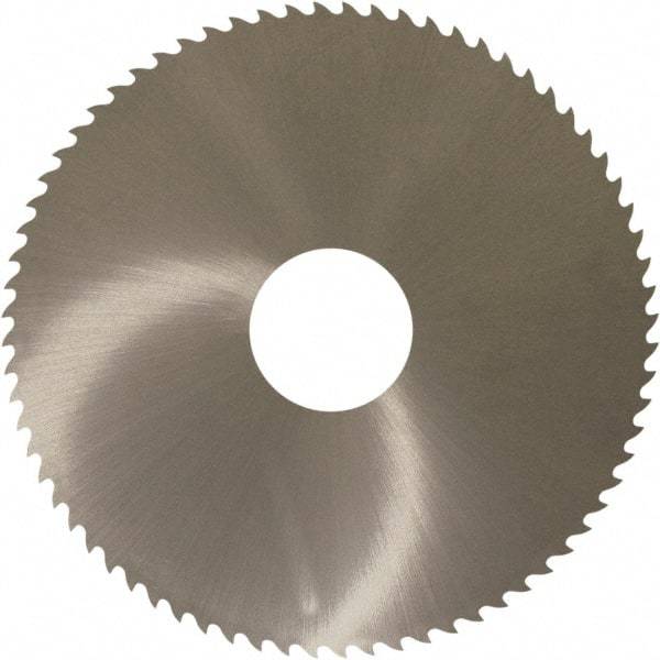 Controx - 1-3/4" Diam x 0.018" Blade Thickness x 1/2" Arbor Hole Diam, 36 Tooth Slitting and Slotting Saw - Arbor Connection, Right Hand, Uncoated, Solid Carbide, 15° Rake, Concave Ground - Best Tool & Supply