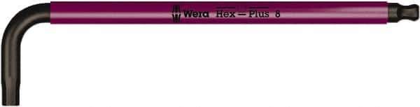 Wera - 5mm Hex, Cushion Grip, Hex Key - 154mm OAL, Metric System of Measurement - Best Tool & Supply