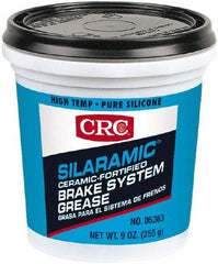 CRC - 9 oz Tub Polydimethylsiloxane High Temperature Grease - Off White, High/Low Temperature, 3000°F Max Temp, NLGIG 2, - Best Tool & Supply