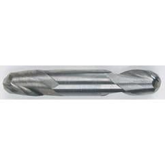 7/16 Dia. - 3 OAL - Solid Carbide - TiAlN-Ball Nose DE EM-2 FL - Best Tool & Supply