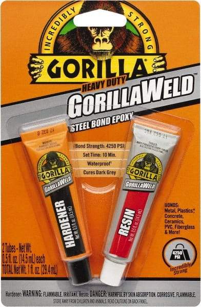 Gorilla Glue - 0.5 oz Tube Epoxy - 4 to 7 min Working Time - Best Tool & Supply