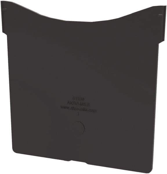 Akro-Mils - 4.7" Wide x 4.3" High, Black Bin Divider - Use with Akro-Mils - 30230 - Best Tool & Supply