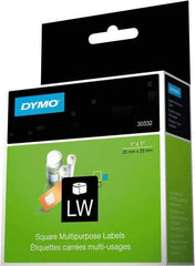 Dymo - 1" Long, White Label Printer Cartridge - For DYMO LabelWriter Printers - Best Tool & Supply