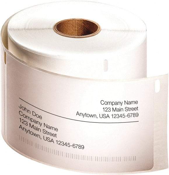 Dymo - 4" Long, White Label Printer Cartridge - For DYMO LabelWriter Printers - Best Tool & Supply