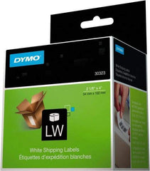 Dymo - 4" Long, White Label Printer Cartridge - For DYMO LabelWriter Printers - Best Tool & Supply