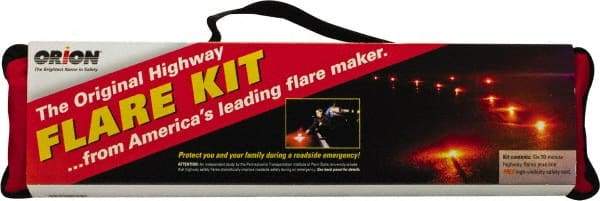 ORION Safety - 7 Piece, Emergency Roadside Safety Kit - Six 30 Minute Flares, Safety Vest - Best Tool & Supply