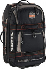 Ergodyne - 3,790 Cubic Inch, Polyester Empty Gear Bag - 14 Inch Wide x 9 Inch Deep x 22-1 2 Inch High, Black - Best Tool & Supply