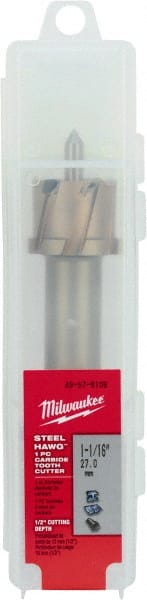 Milwaukee Tool - 1-1/16" Diam x 1/2" Deep Carbide-Tipped Annular Cutter - Best Tool & Supply