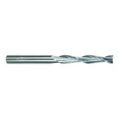 5/16 Dia. x 4 Overall Length 2-Flute Square End Solid Carbide SE End Mill-Round Shank-Center Cut-TiN - Best Tool & Supply