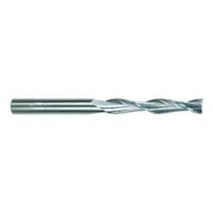 5/16 Dia. x 4 Overall Length 2-Flute Square End Solid Carbide SE End Mill-Round Shank-Center Cut-TiN - Best Tool & Supply